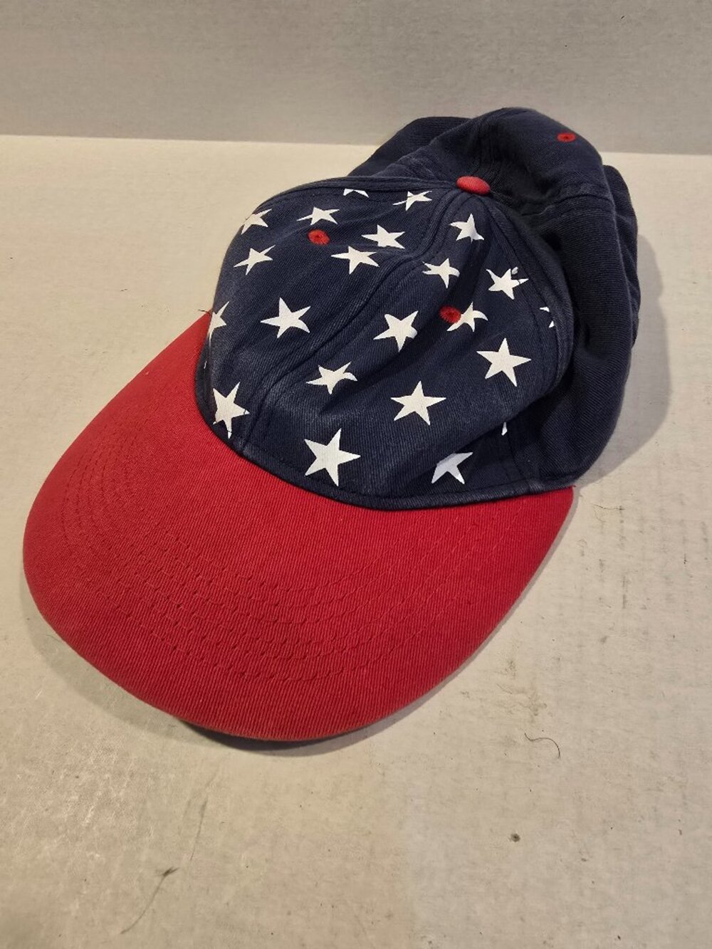 Black Jack Baseball Hat Red Navy White Stars Adjustable 100% Cotton NEW